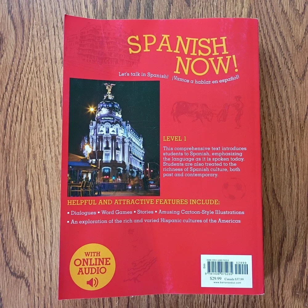 Spanish Now! Level 1: with Online Audio (Barron's Foreign Language Guides)